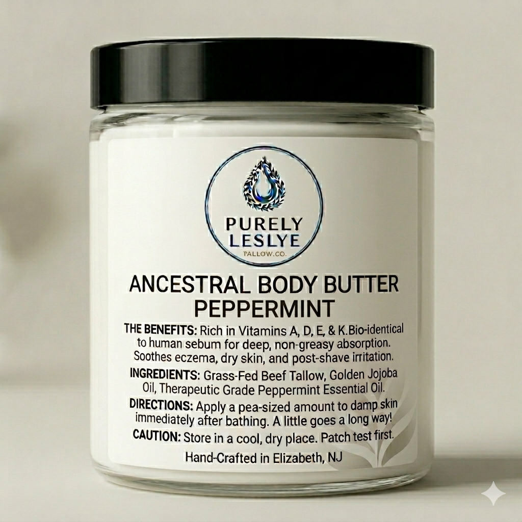 Beef Tallow Bodybutter Peppermint