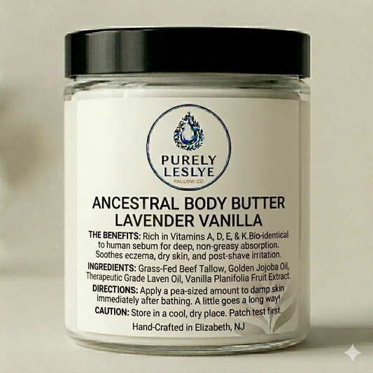 Beef Tallow Bodybutter Lavender Vanilla